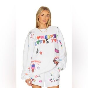 Colorful Graphic Women's Sweatshirt